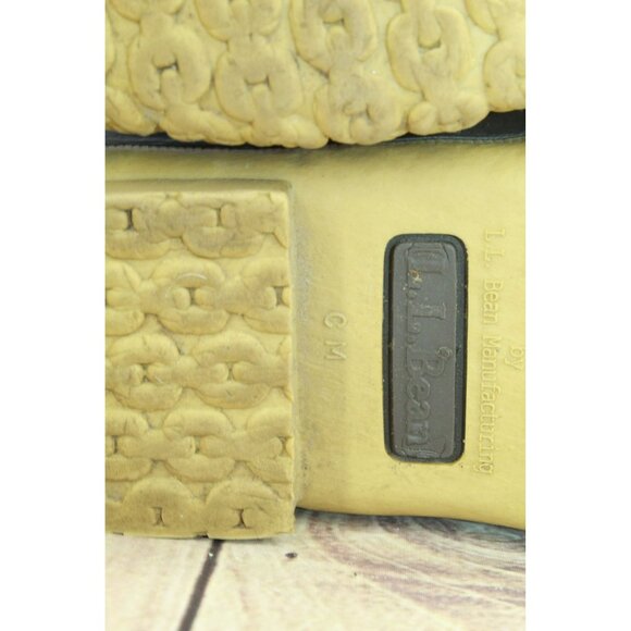 LL Bean Brown Leather Lace Up Round Toe Insulated Ankle Duck Boots Size 6 M - Picture 9 of 10